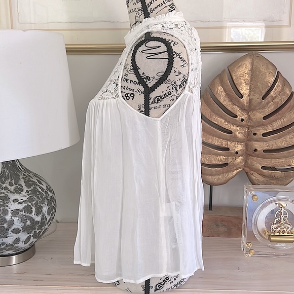 Trafaluc Zara Lace summer flowy top - Picture 4 of 8